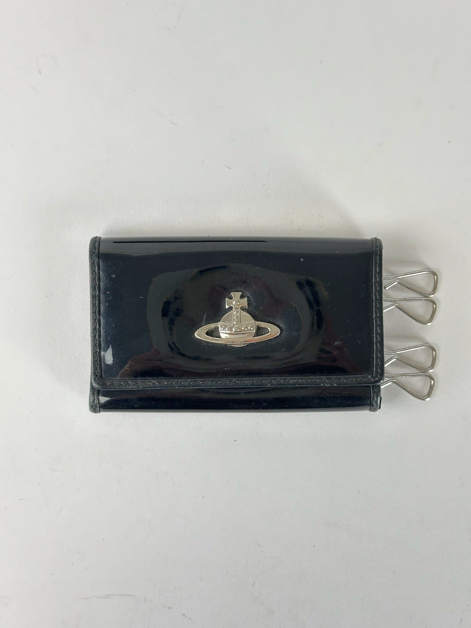 Vivienne Westwood Vintage Leather Key Holder black Size ONE SIZE - 11 Thumbnail