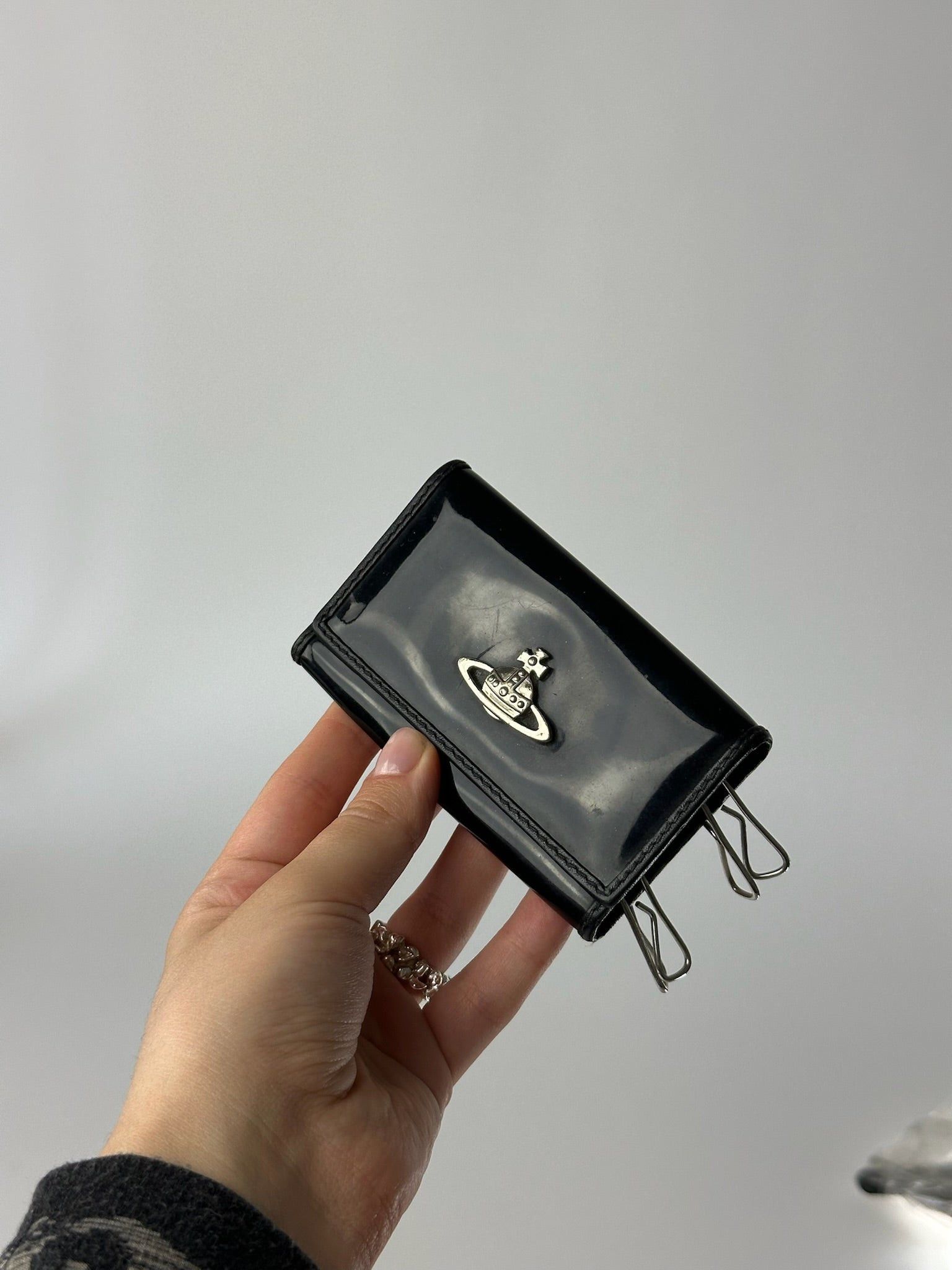 Vivienne Westwood Vintage Leather Key Holder black Size ONE SIZE - 10 Thumbnail