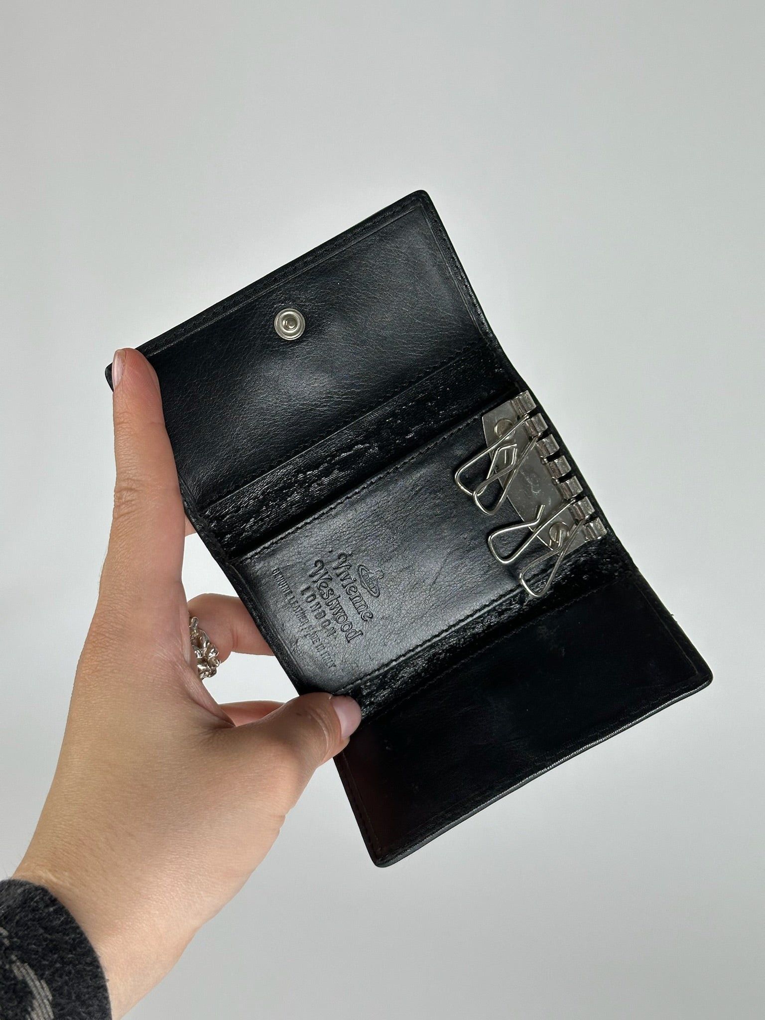 Vivienne Westwood Vintage Leather Key Holder black Size ONE SIZE - 7 Thumbnail
