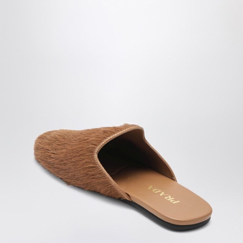 Prada Prada Sandy Hairy-Effect Sabot Size US 6 / IT 36 - 2 Thumbnail