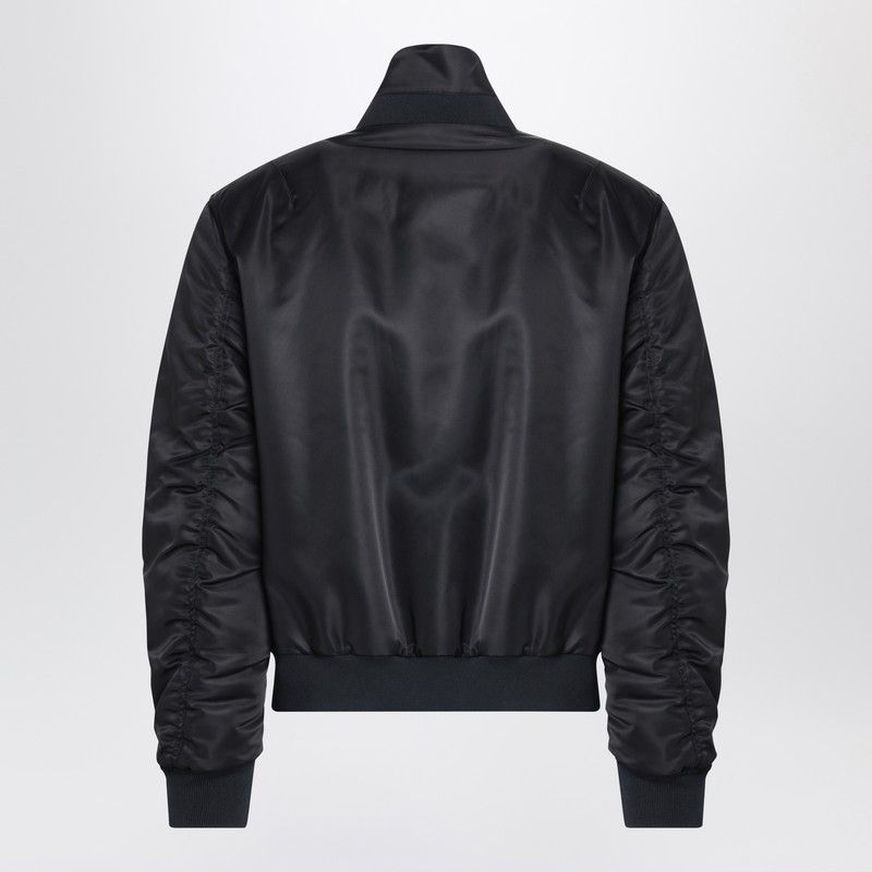 Alexander McQueen Alexander Mcqueen Black Nylon Zip Bomber Size US L / EU 52-54 / 3 - 2 Thumbnail