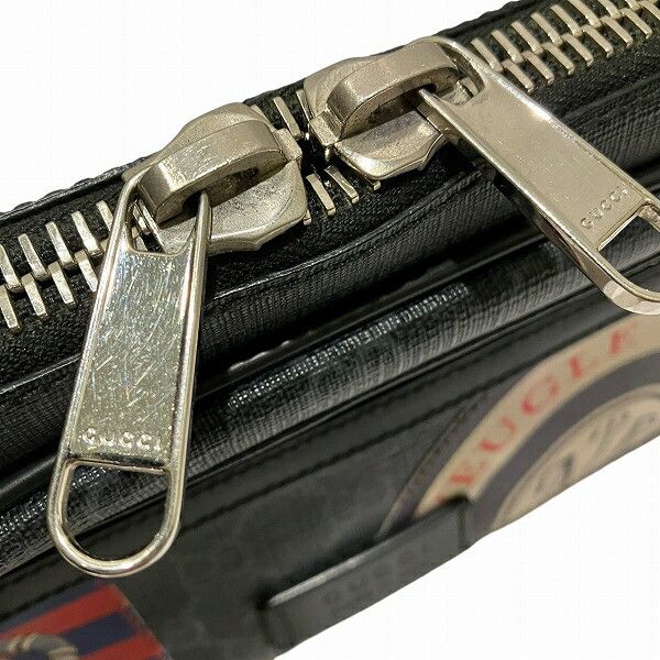 Gucci Gucci Gucci Courier GG Supreme PVC Waist Bag Plastic Belt Bag 474293 DUTY FREE for USA Size ONE SIZE - 7 Thumbnail