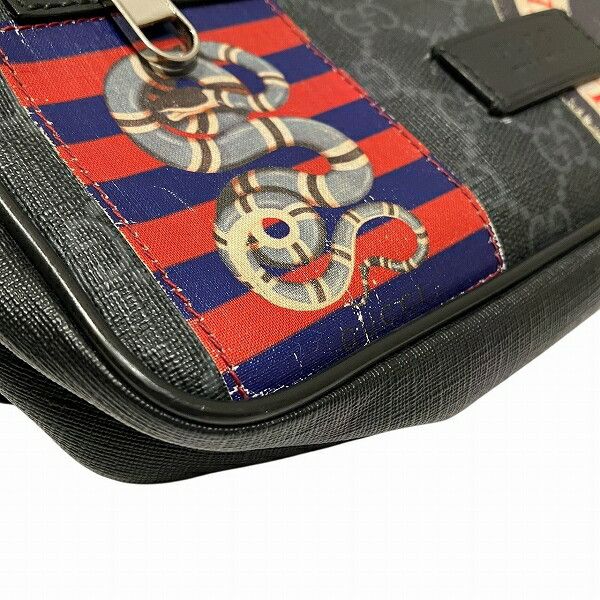 Gucci Gucci Gucci Courier GG Supreme PVC Waist Bag Plastic Belt Bag 474293 DUTY FREE for USA Size ONE SIZE - 9 Thumbnail