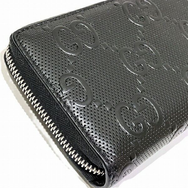 Gucci Gucci Gucci GG Embossed Leather Long Wallet Leather Long Wallet 625558 Size ONE SIZE - 9 Thumbnail