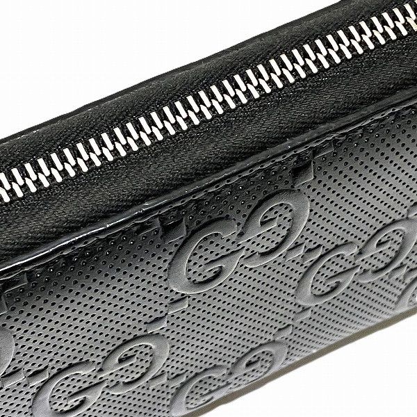 Gucci Gucci Gucci GG Embossed Leather Long Wallet Leather Long Wallet 625558 Size ONE SIZE - 8 Thumbnail