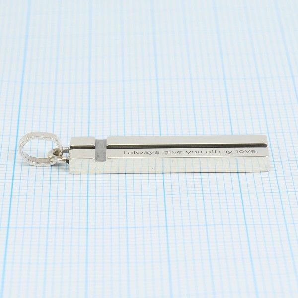 Other Other The Kiss Cross Silver Pendant Metal Other Size ONE SIZE - 4 Thumbnail
