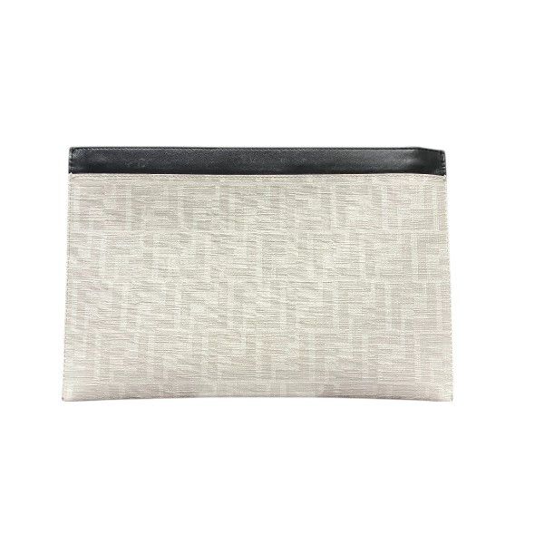Fendi Fendi Fendi Zucca Canvas PVC Clutch Bag Canvas Clutch Bag 7N0134A DUTY FREE for USA Size ONE SIZE - 2 Thumbnail