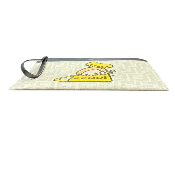 Fendi Fendi Fendi Zucca Canvas PVC Clutch Bag Canvas Clutch Bag 7N0134A DUTY FREE for USA Size ONE SIZE - 3 Thumbnail