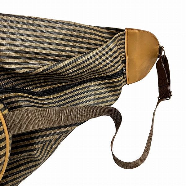 Fendi Fendi Fendi Pequin Canvas Shoulder Bag Canvas Shoulder Bag Size ONE SIZE - 9 Thumbnail
