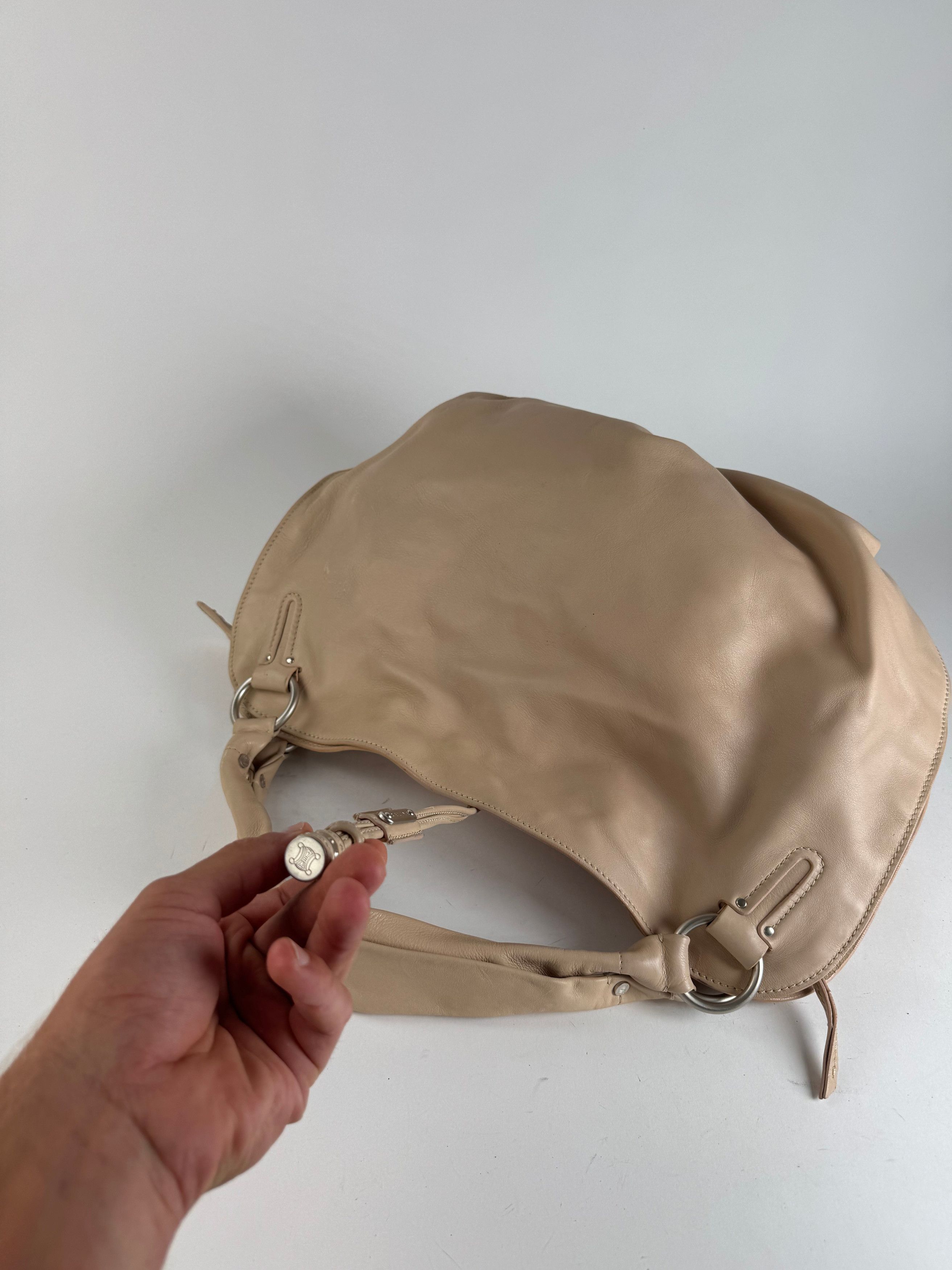 Celine Vintage Big leather bag rose Size ONE SIZE - 9 Thumbnail