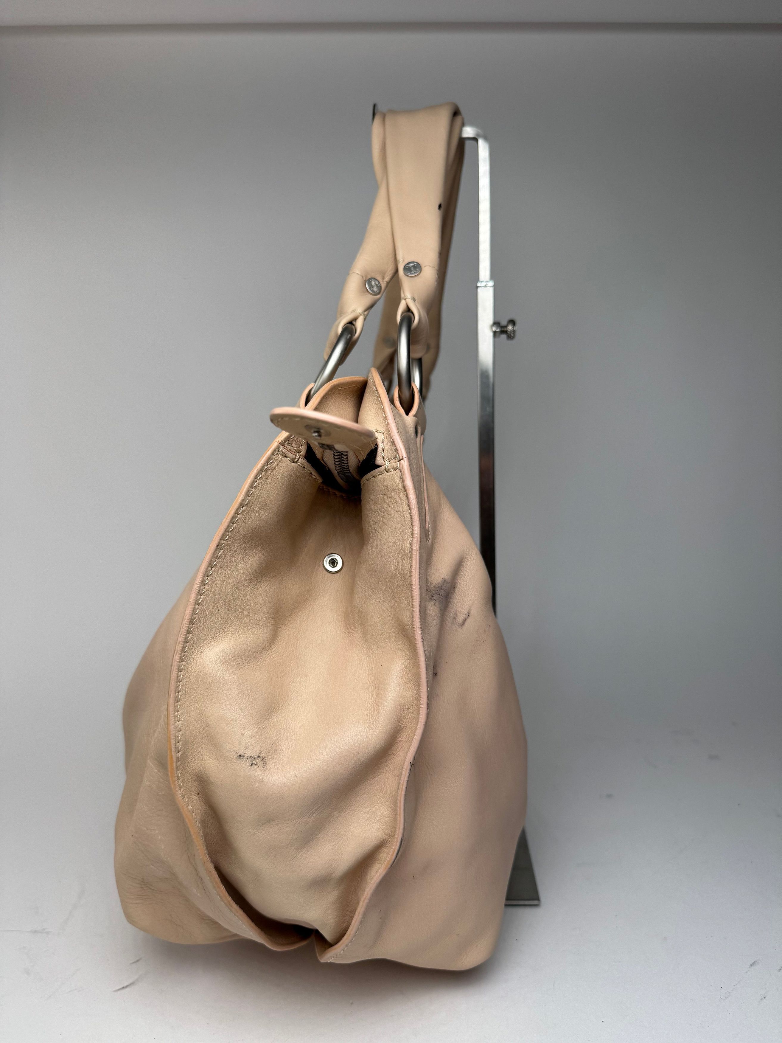 Celine Vintage Big leather bag rose Size ONE SIZE - 7 Thumbnail