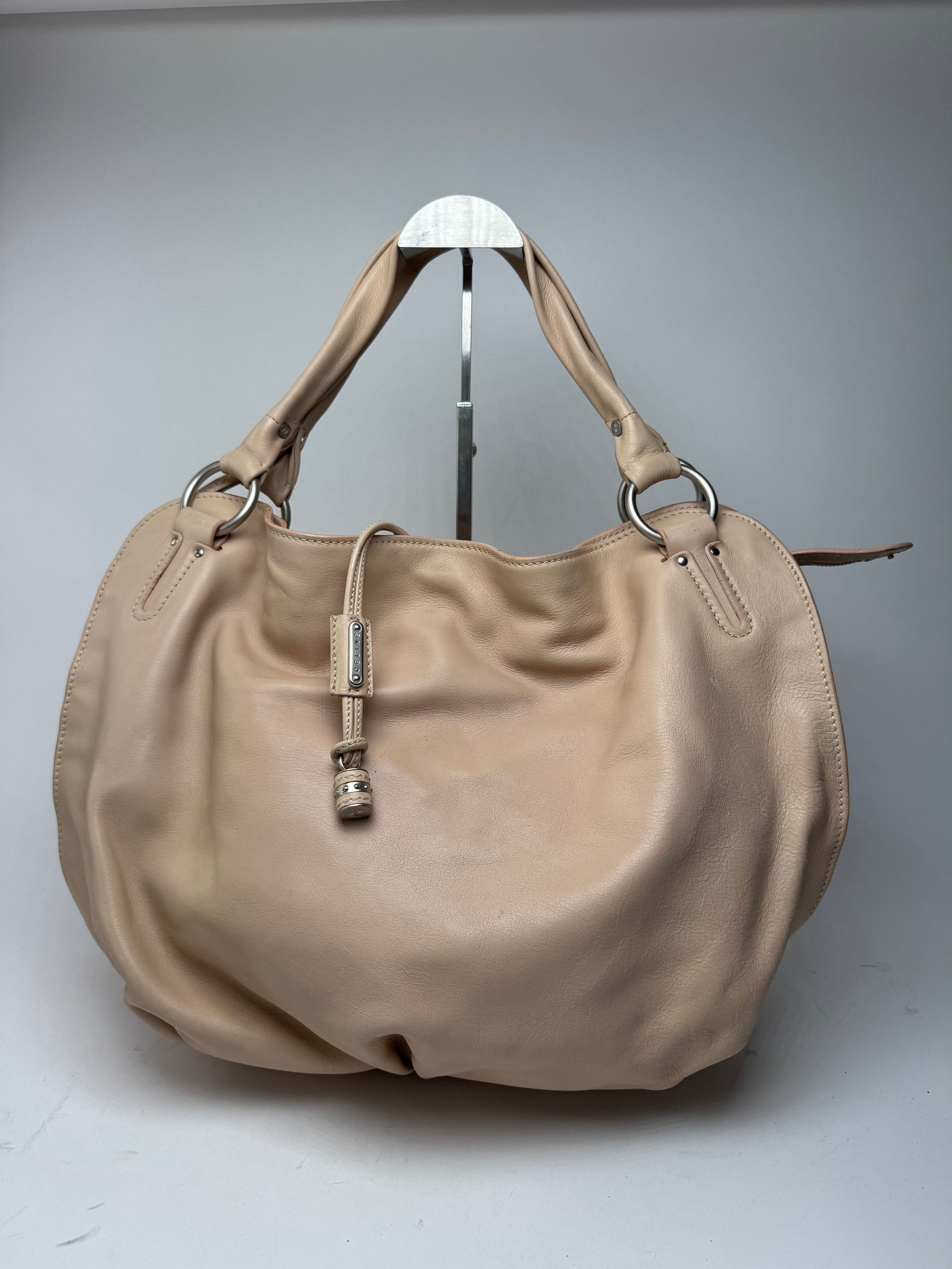 Celine Vintage Big leather bag rose Size ONE SIZE - 15 Thumbnail