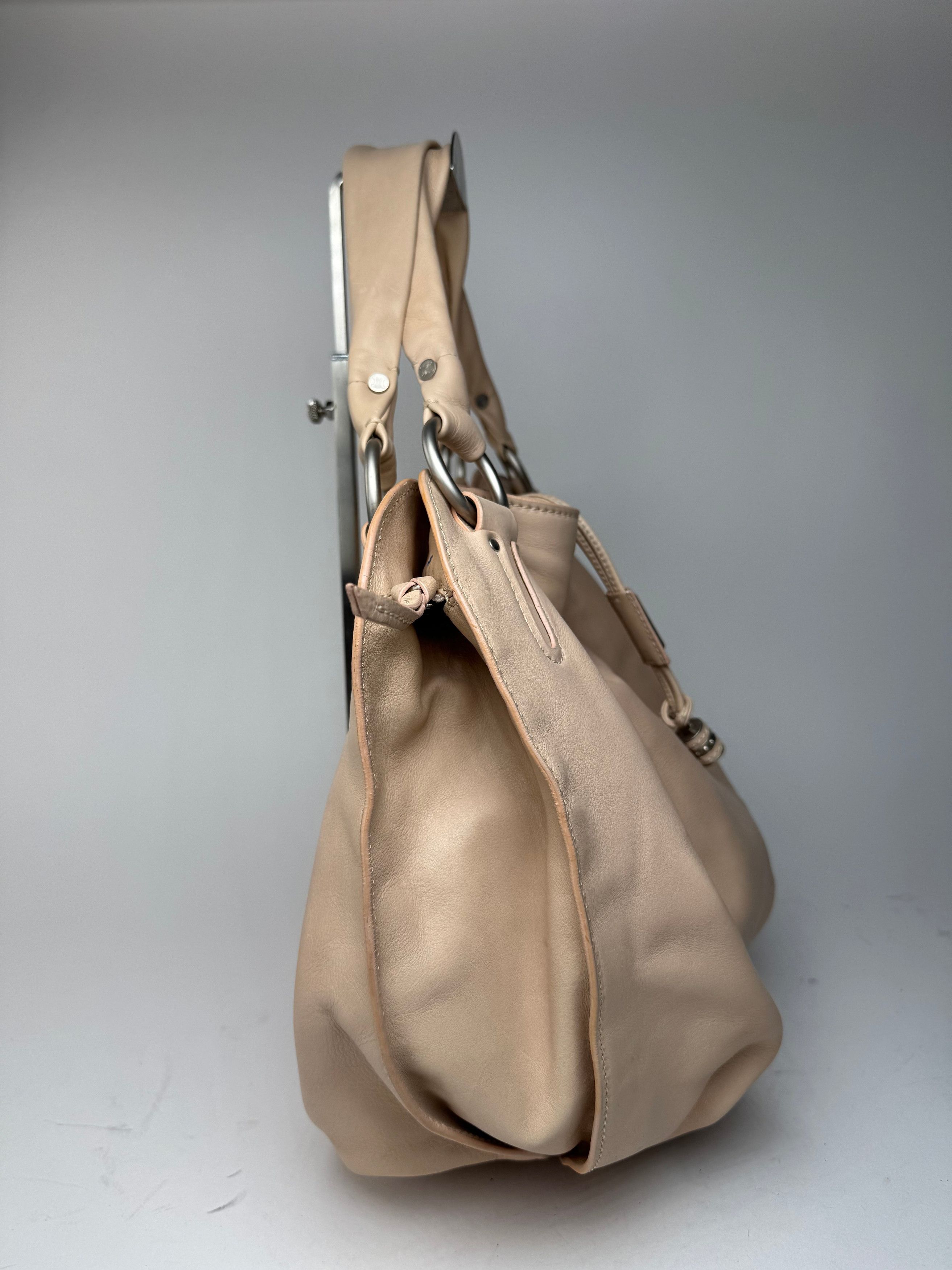 Celine Vintage Big leather bag rose Size ONE SIZE - 3 Thumbnail
