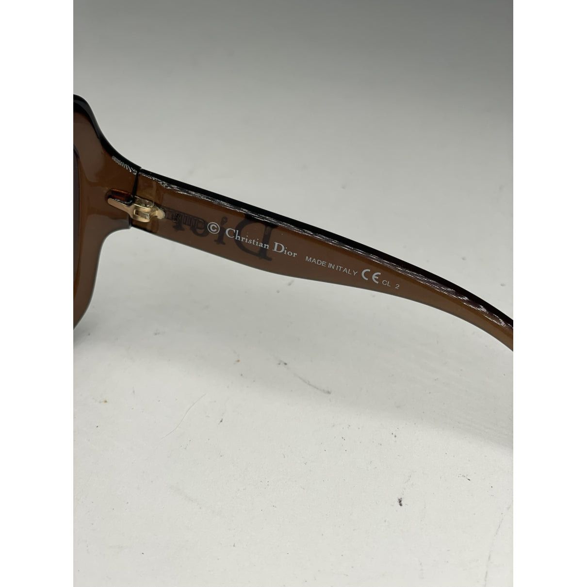 Dior Brown Plastic Sunglasses Size ONE SIZE - 2 Thumbnail