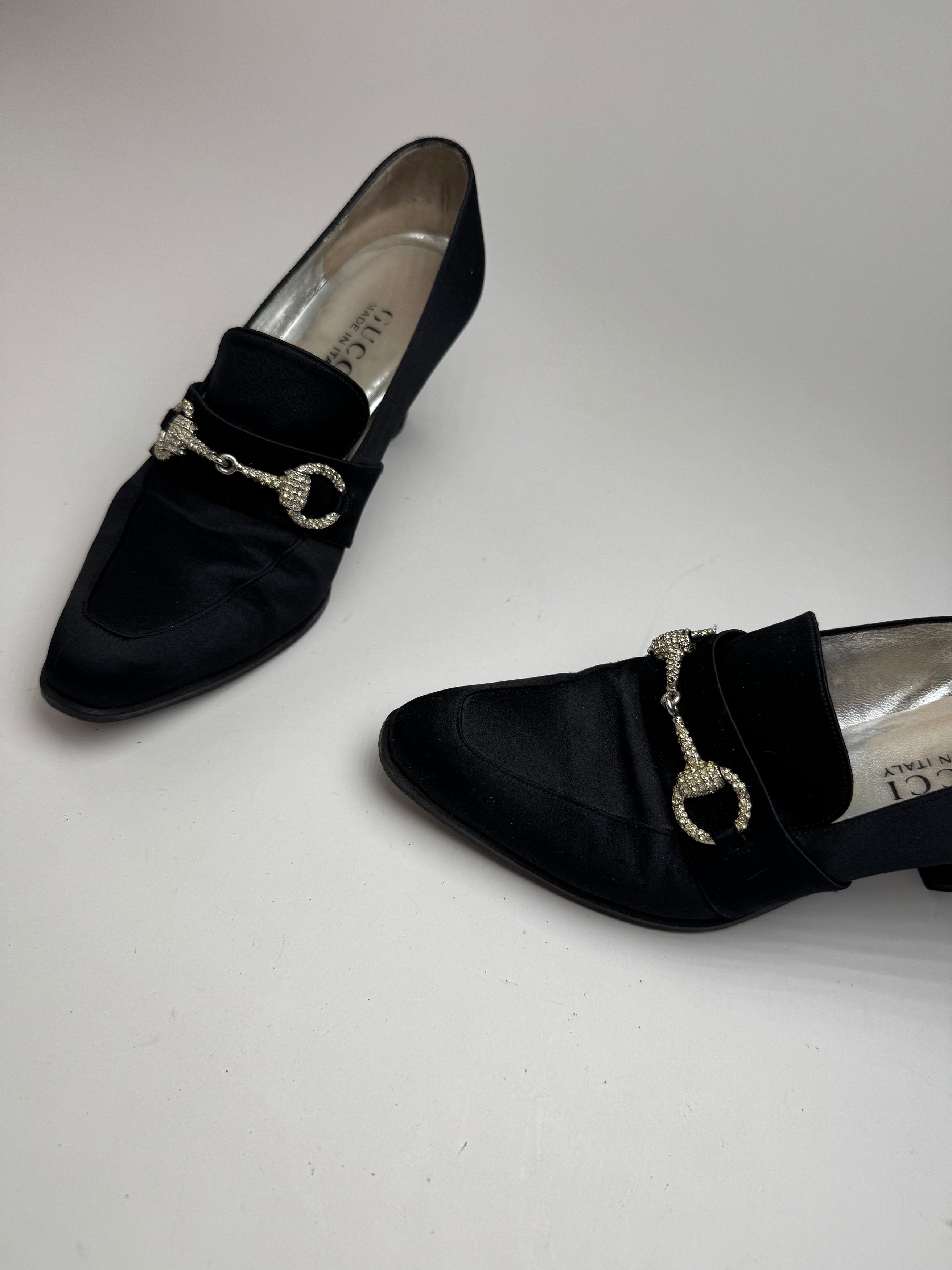 Gucci Vintage Pumps Horsebit Black Size US 6 / IT 36 - 7 Thumbnail