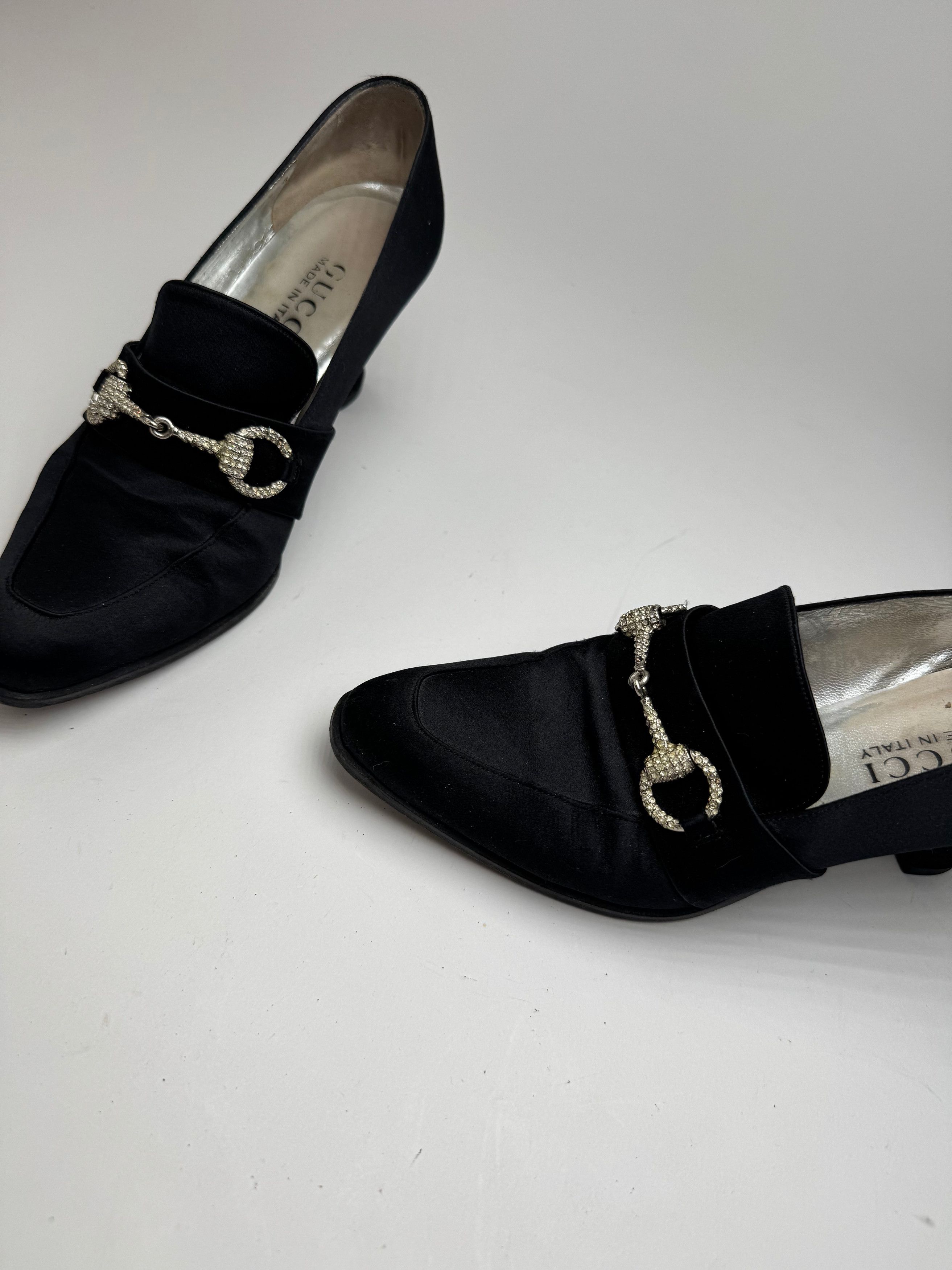 Gucci Vintage Pumps Horsebit Black Size US 6 / IT 36 - 4 Thumbnail