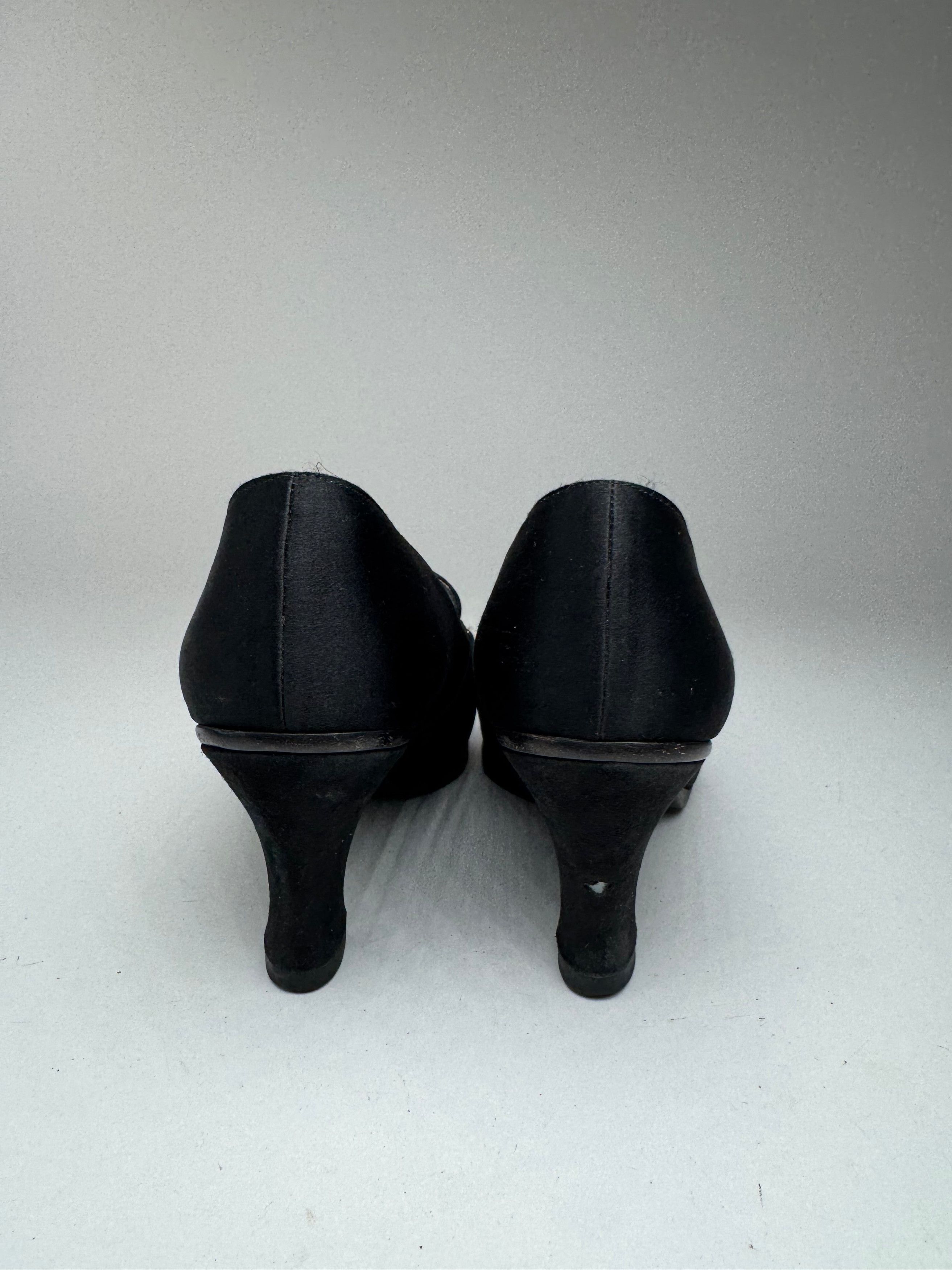 Gucci Vintage Pumps Horsebit Black Size US 6 / IT 36 - 8 Thumbnail