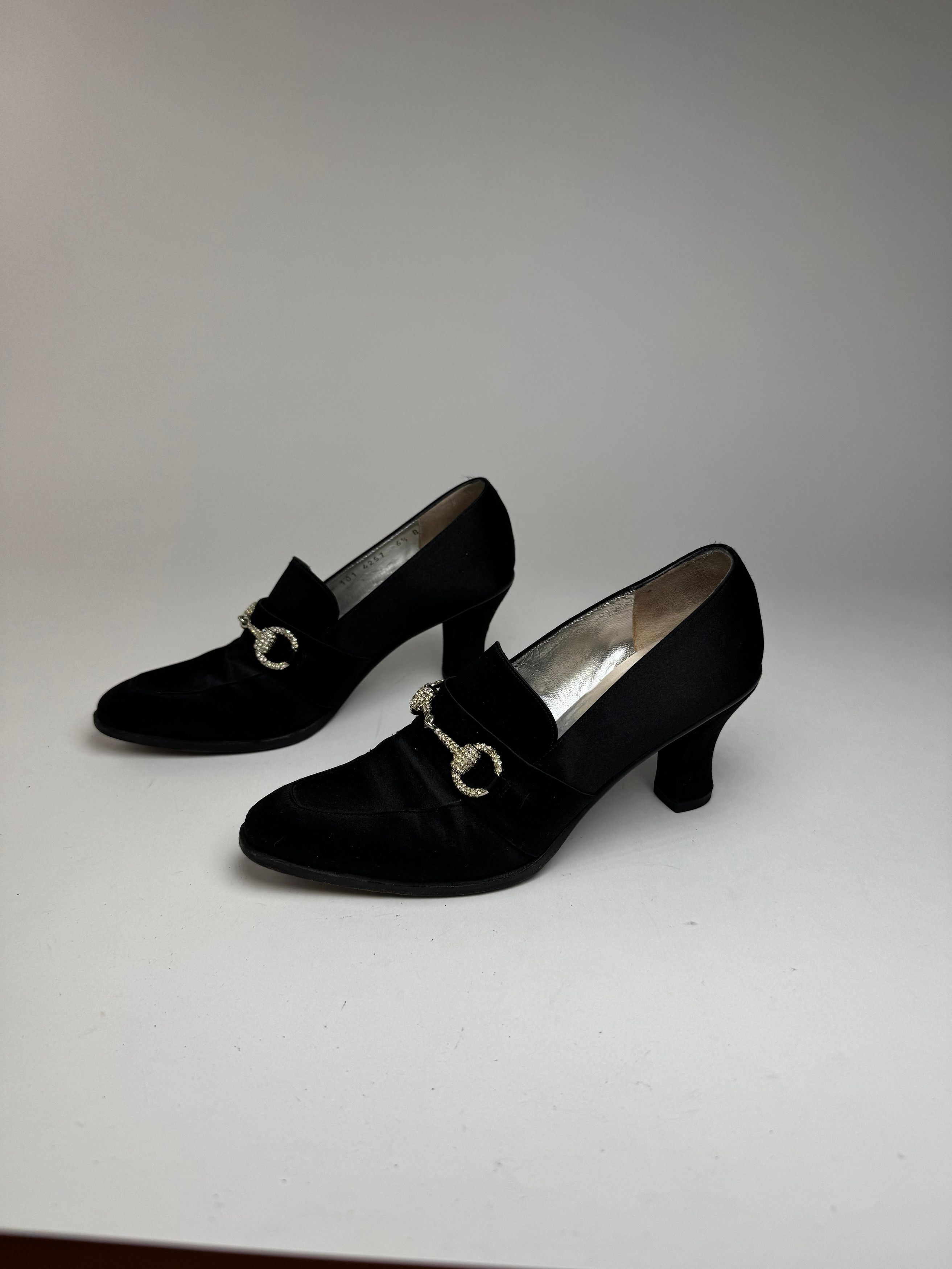 Gucci Vintage Pumps Horsebit Black Size US 6 / IT 36 - 10 Thumbnail