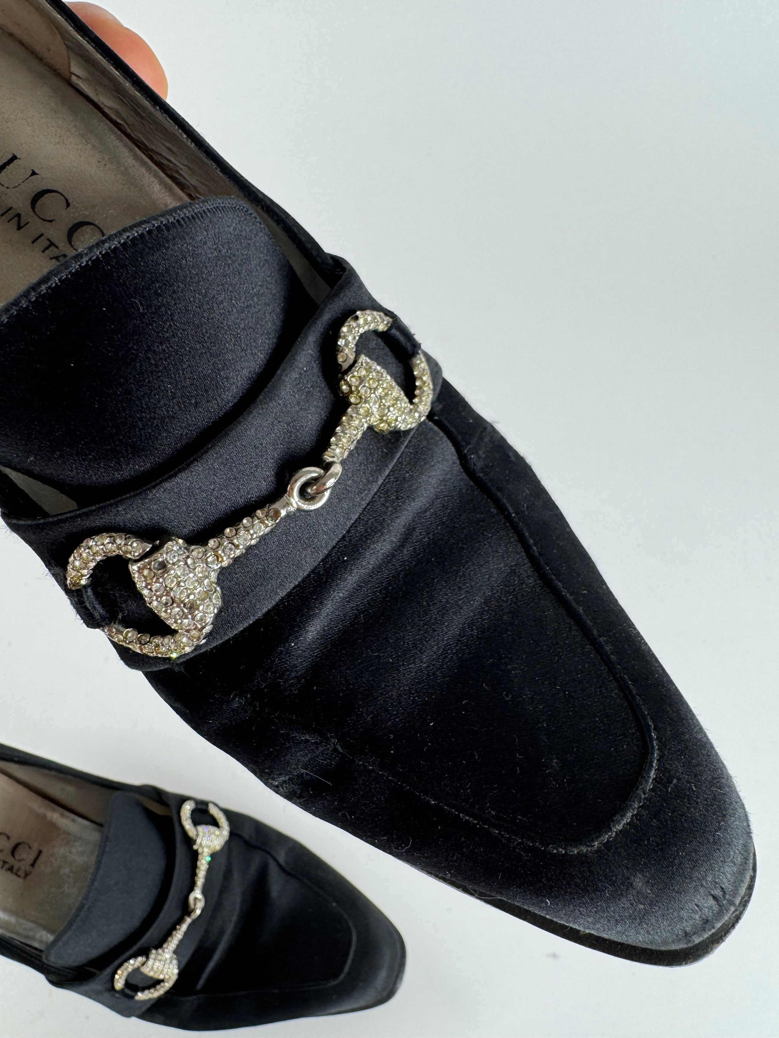 Gucci Vintage Pumps Horsebit Black Size US 6 / IT 36 - 3 Thumbnail
