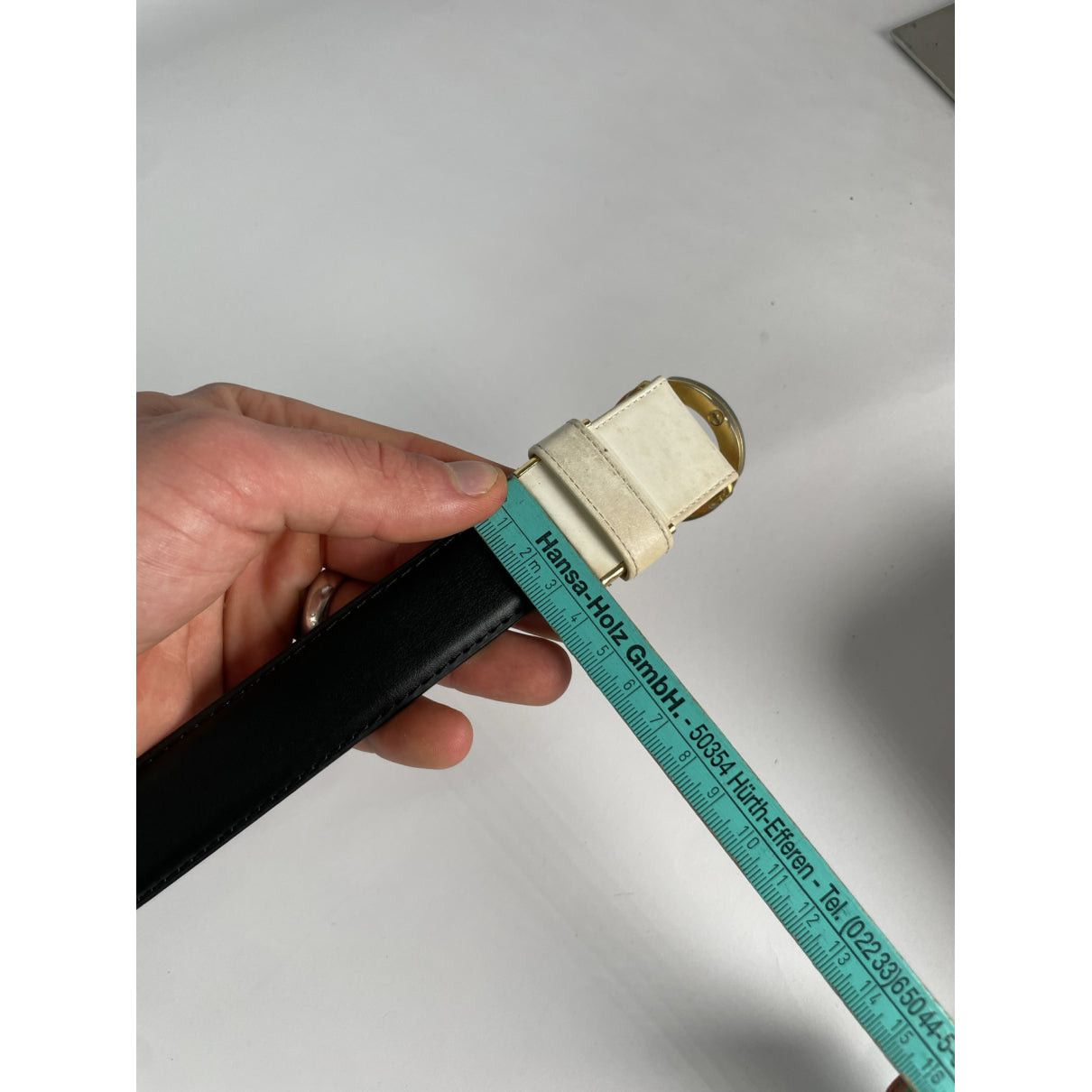 Other Mila Schön Concept Black Leather Belt Size ONE SIZE - 5 Thumbnail