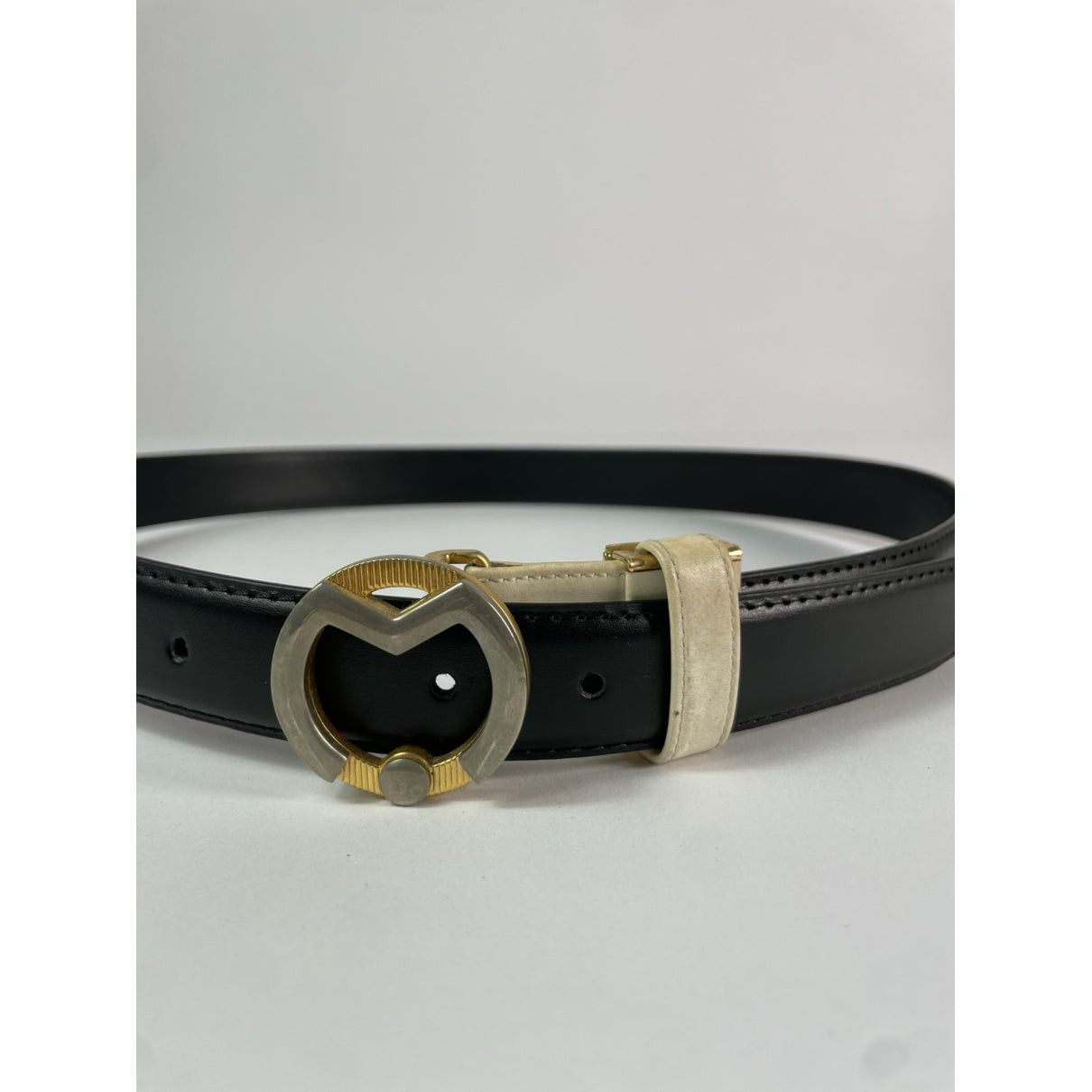 Other Mila Schön Concept Black Leather Belt Size ONE SIZE - 2 Thumbnail