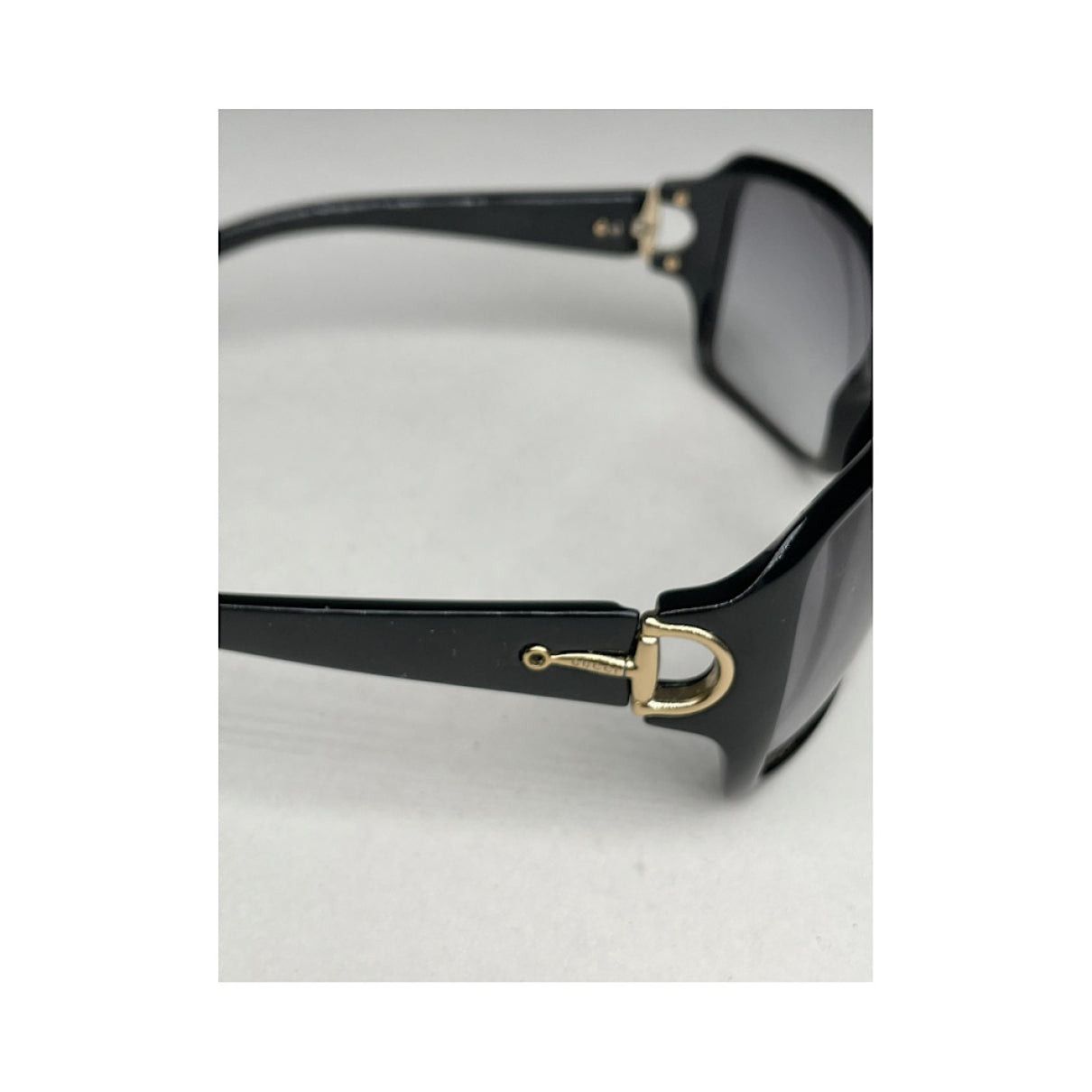 Gucci Black Plastic Sunglasses Size ONE SIZE - 5 Thumbnail