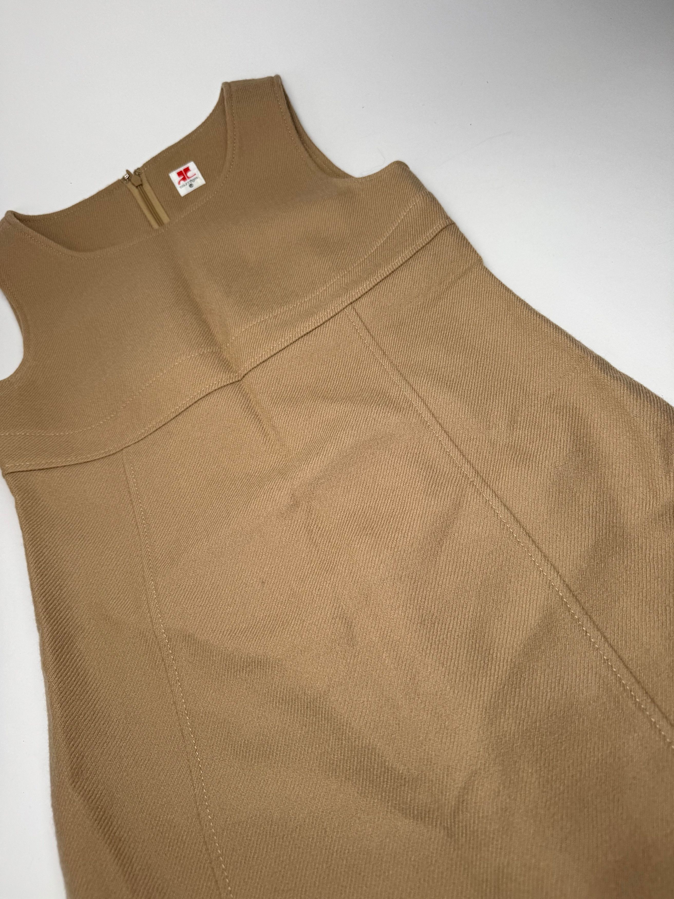 Courreges Vintage Wool Dress 38/M Size M / US 6-8 / IT 42-44 - 12 Thumbnail