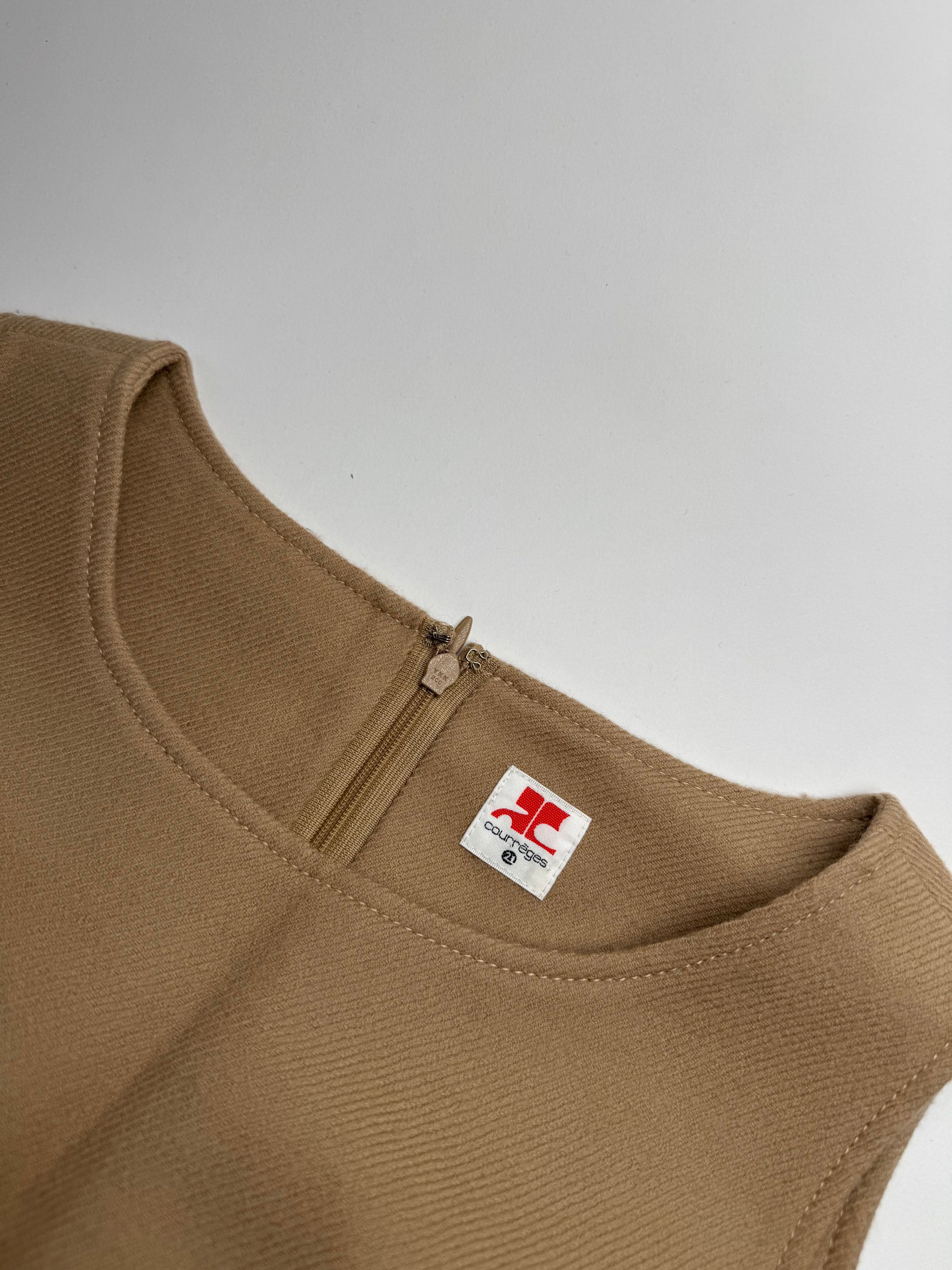 Courreges Vintage Wool Dress 38/M Size M / US 6-8 / IT 42-44 - 13 Thumbnail