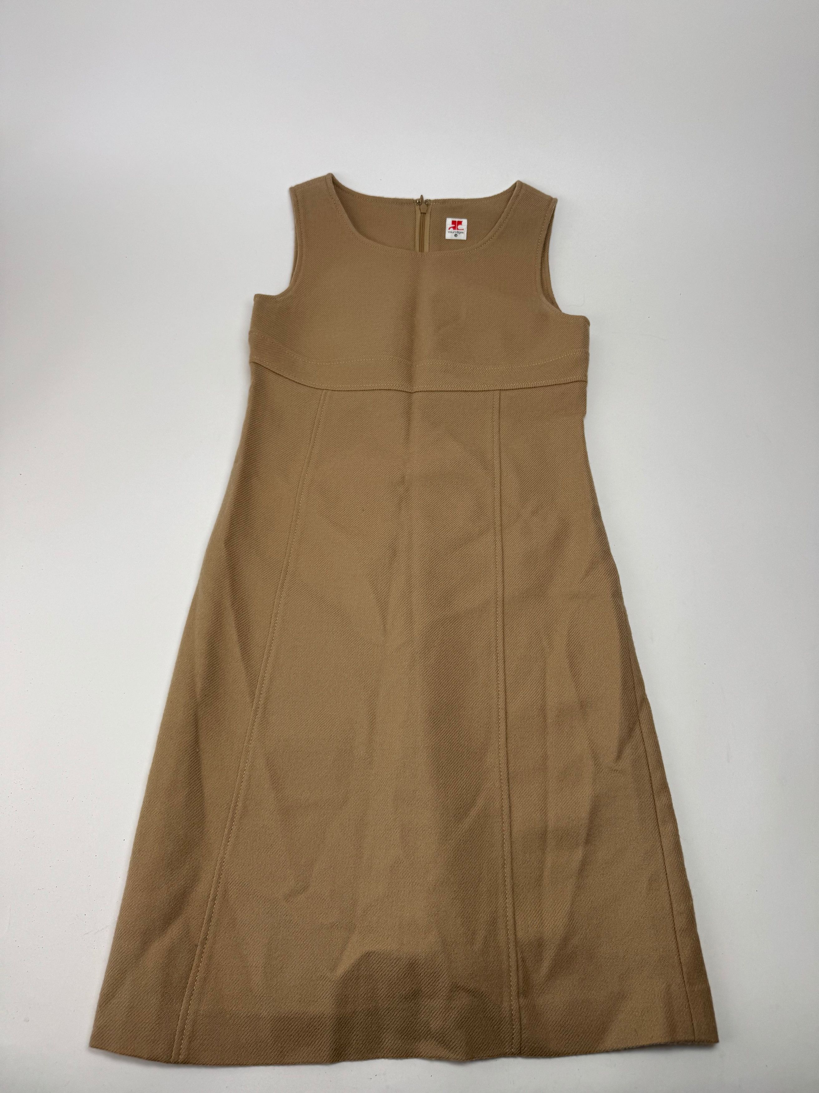 Courreges Vintage Wool Dress 38/M Size M / US 6-8 / IT 42-44 - 15 Thumbnail