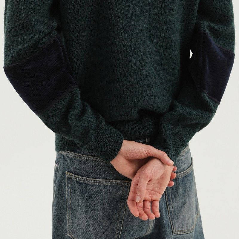 1989 STUDIO 1989 Studio Green And Yellow Turtleneck Sweater Size US S / EU 44-46 / 1 - 2 Thumbnail
