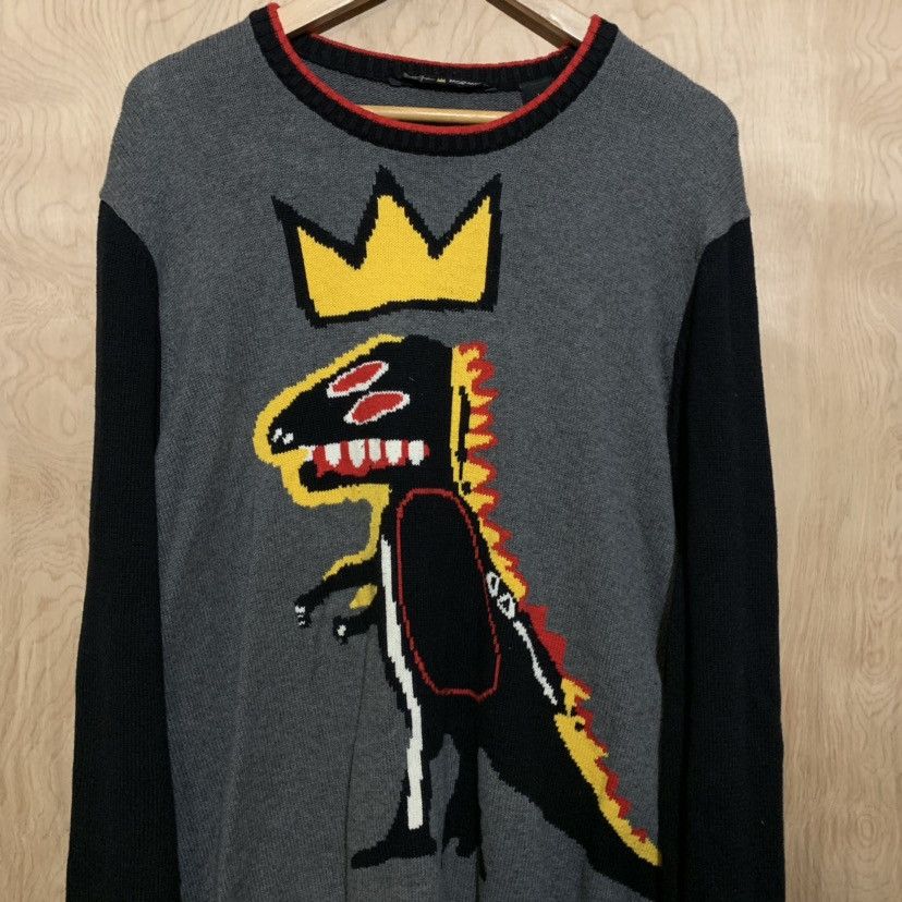 Jean Michel Basquiat Sean John Basquiat Dinosaur Sweater Grailed