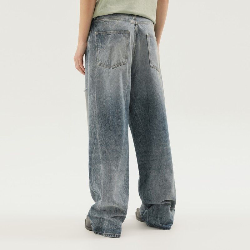 1989 STUDIO 1989 Studio Rhodesian Pants In Stone Blue Denim Size 29" - 2 Thumbnail