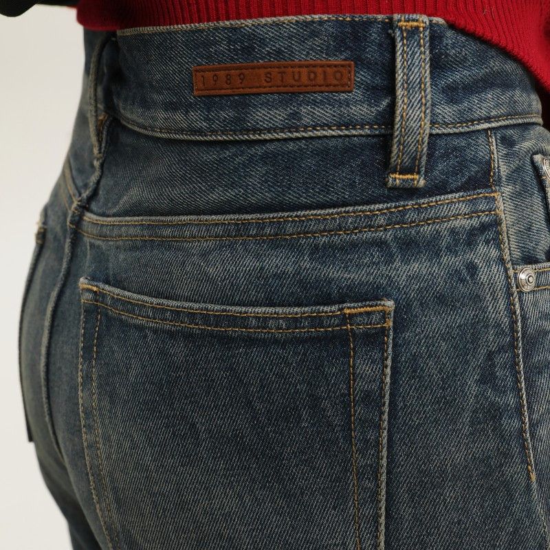 1989 STUDIO 1989 Studio Old Setter Denim Pants Size 30" / US 8 / IT 44 - 2 Thumbnail