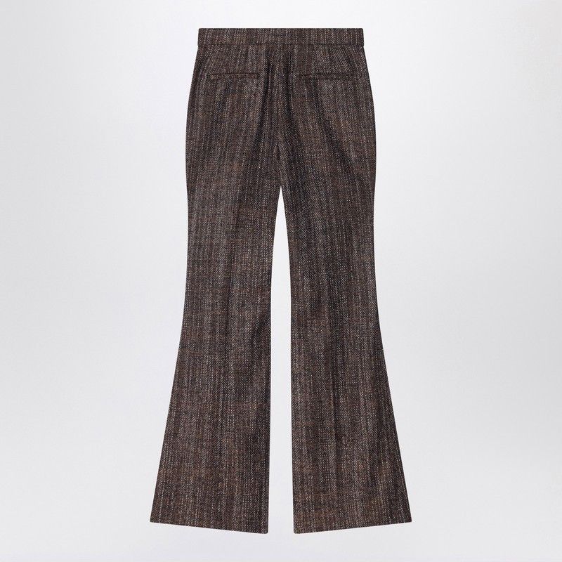 Fendi Fendi Rust Wool And Alpaca Trousers Size 27" / US 4 / IT 40 - 2 Thumbnail