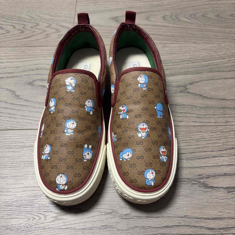 Gucci Gucci Doraemon x Supreme Fashion Slip-On Sneakers 0079 Size US 8 / EU 41 - 2 Thumbnail