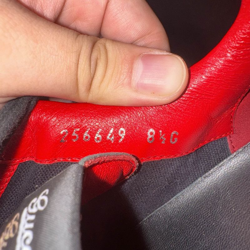 Gucci Gucci Red and Black Sneakers 0079 Size US 9.5 / EU 42-43 - 5 Thumbnail