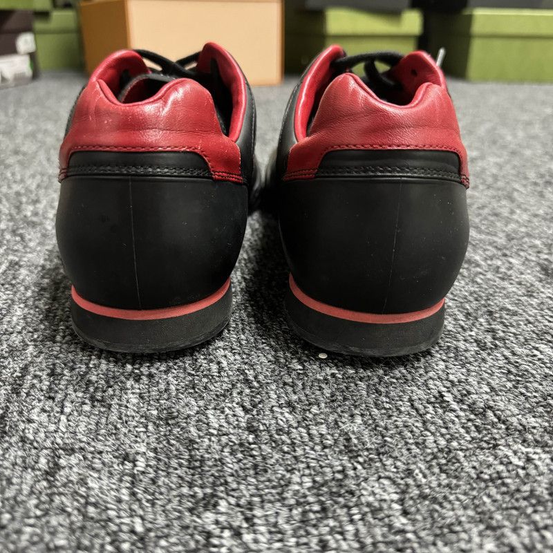 Gucci Gucci Red and Black Sneakers 0079 Size US 9.5 / EU 42-43 - 3 Thumbnail