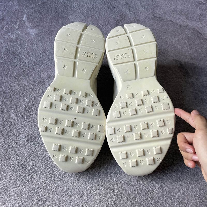 Gucci Gucci Rhyton Logo Low-Top Dad Sneakers 0079 Size US 10.5 / EU 43-44 - 4 Thumbnail