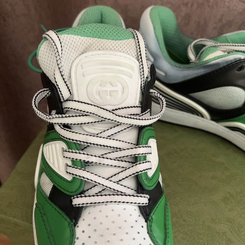 Gucci Gucci Basket Fabric Low-Top Fashion Sneakers 0079 Size US 8.5 / EU 41-42 - 13 Thumbnail
