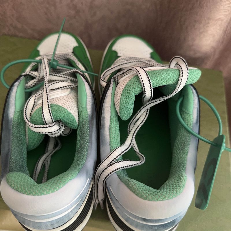 Gucci Gucci Basket Fabric Low-Top Fashion Sneakers 0079 Size US 8.5 / EU 41-42 - 7 Thumbnail