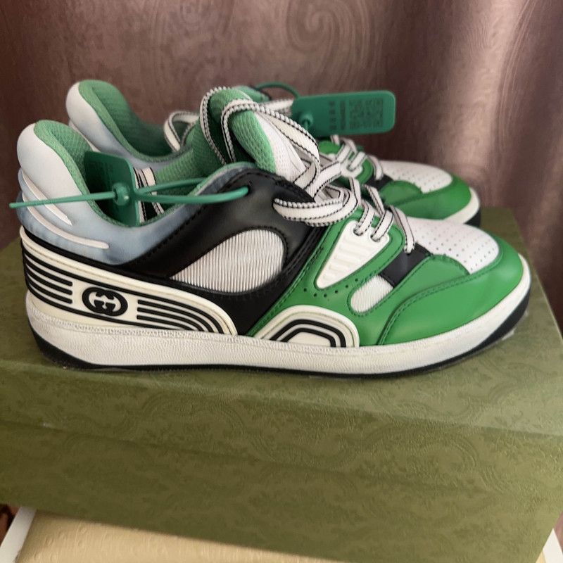 Gucci Gucci Basket Fabric Low-Top Fashion Sneakers 0079 Size US 8.5 / EU 41-42 - 8 Thumbnail