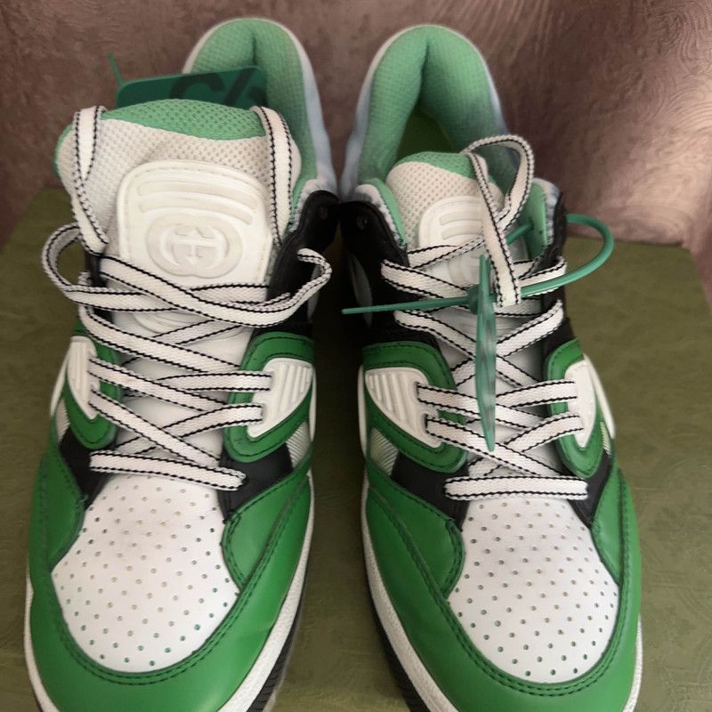 Gucci Gucci Basket Fabric Low-Top Fashion Sneakers 0079 Size US 8.5 / EU 41-42 - 20 Thumbnail