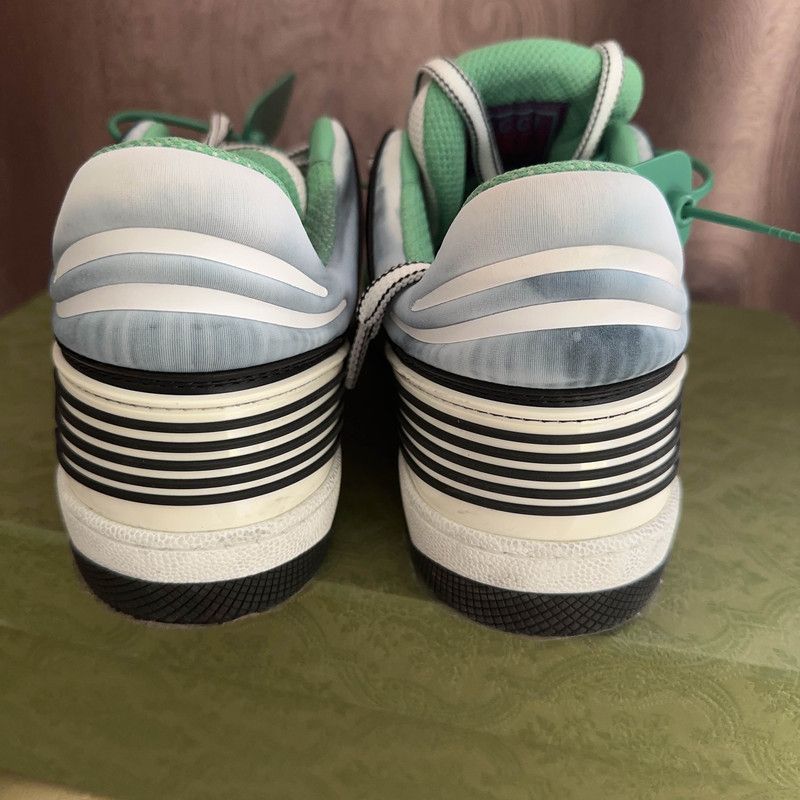 Gucci Gucci Basket Fabric Low-Top Fashion Sneakers 0079 Size US 8.5 / EU 41-42 - 10 Thumbnail