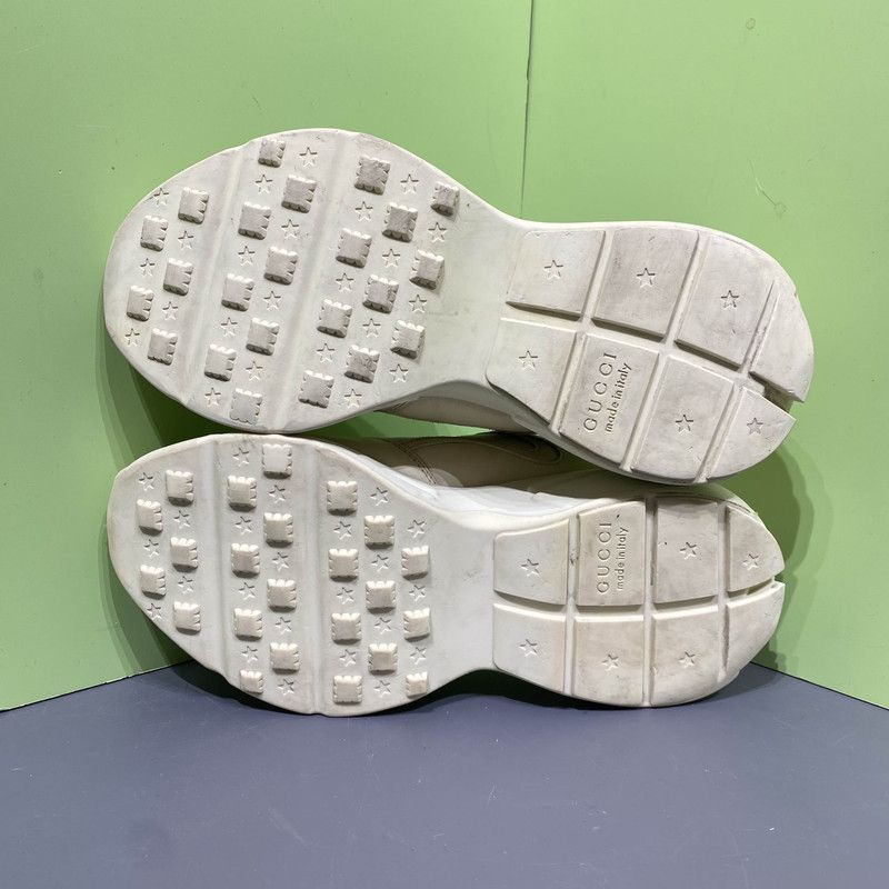 Gucci Gucci Rhyton Vintage Dad Sneakers in Ivory White 0079 Size US 8 / EU 41 - 4 Thumbnail