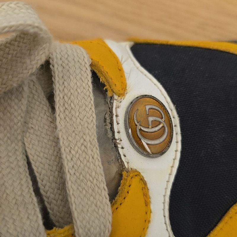 Gucci Gucci Screener Suede Sneakers in Yellow 0079 Size US 7.5 / EU 40-41 - 8 Thumbnail