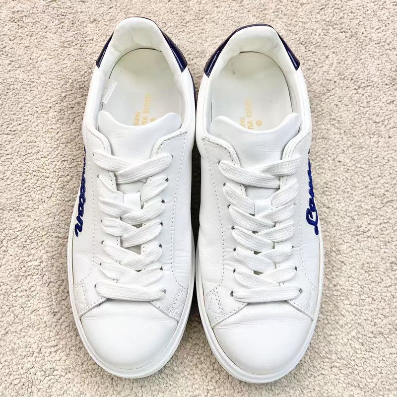 Louis Vuitton Louis Vuitton Embroidered Logo Sneakers for All 0079 Size US 6.5 / EU 39-40 - 2 Thumbnail