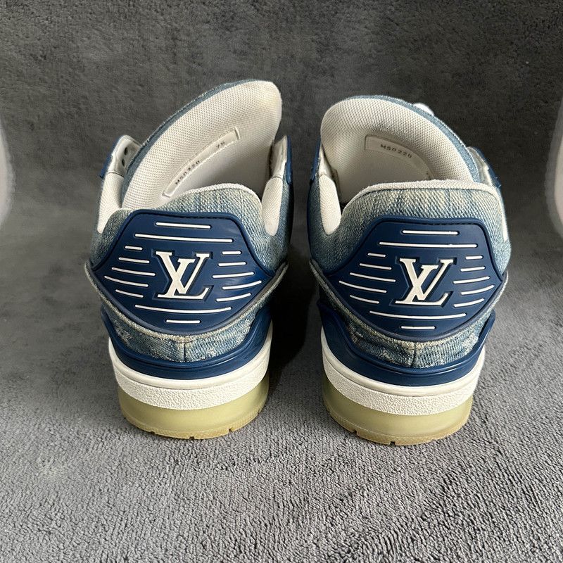 Louis Vuitton Louis Vuitton Denim Trainer Low-Top Sneakers 0079 Size US 8 / EU 41 - 3 Thumbnail