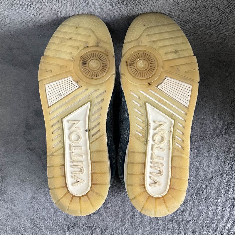Louis Vuitton Louis Vuitton Denim Trainer Low-Top Sneakers 0079 Size US 8 / EU 41 - 4 Thumbnail