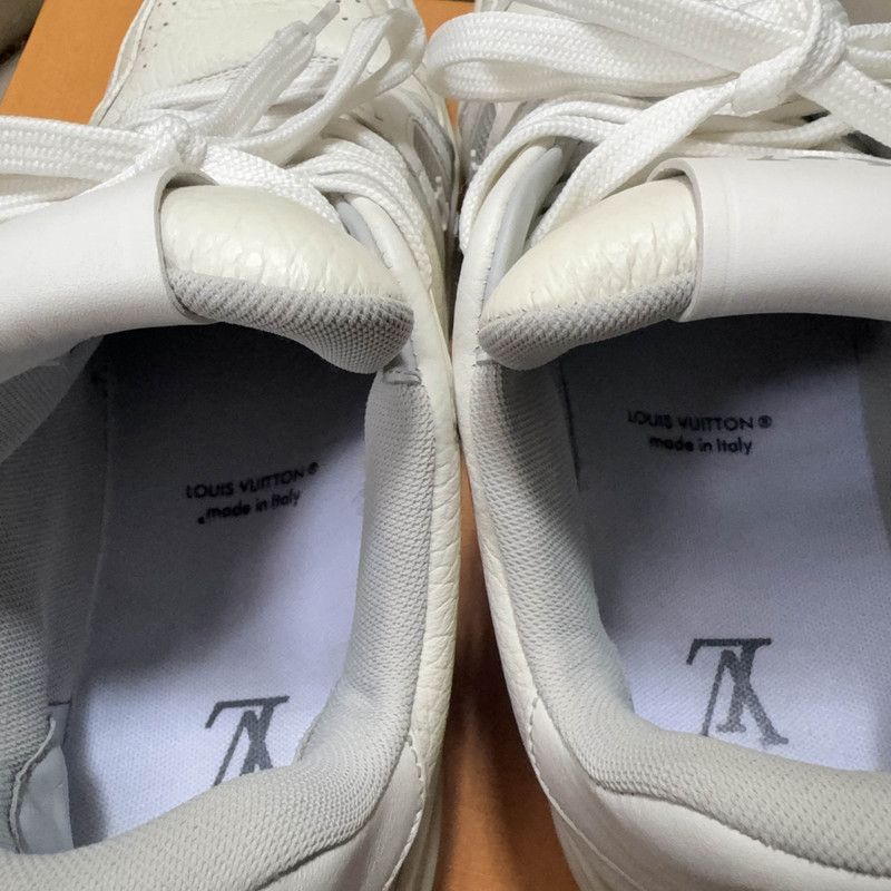 Louis Vuitton Louis Vuitton White Trainer Low-Top Fashion Sneakers 0079 Size US 7.5 / EU 40-41 - 7 Thumbnail