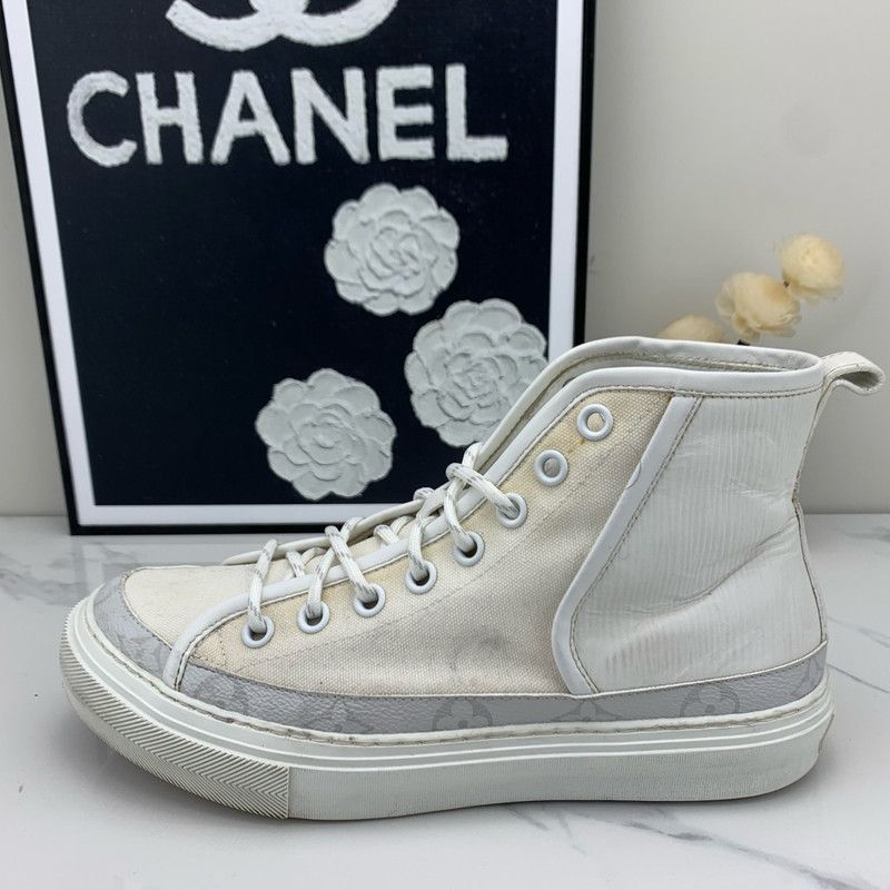 Louis Vuitton Louis Vuitton Monogram Canvas High-Top Sneakers 0079 Size US 8 / EU 41 - 6 Thumbnail